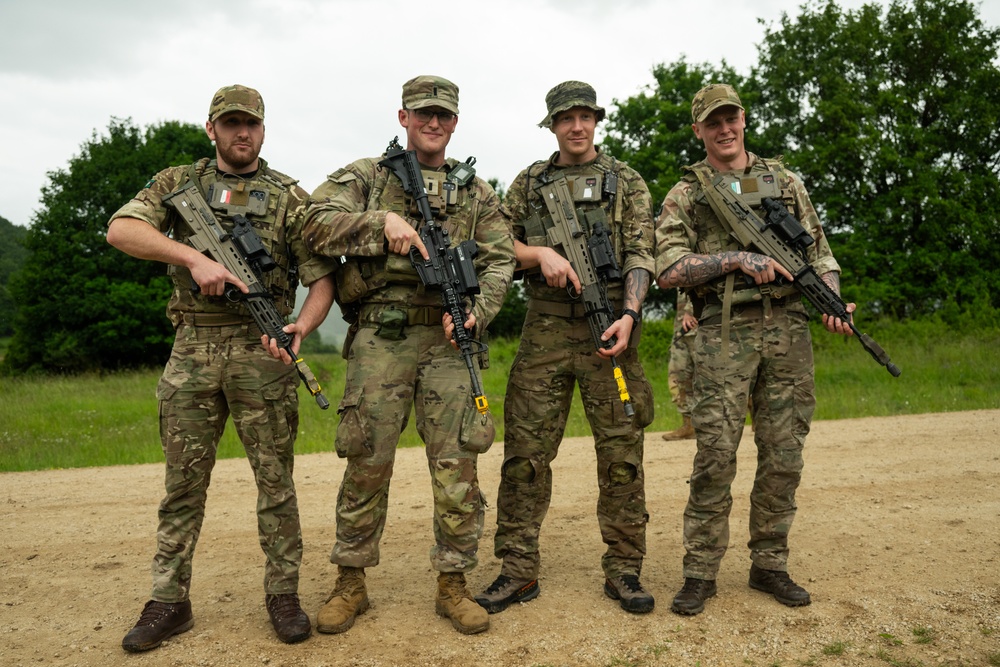U.S. Army and British soldiers cross-train CUAS during Project Flytrap