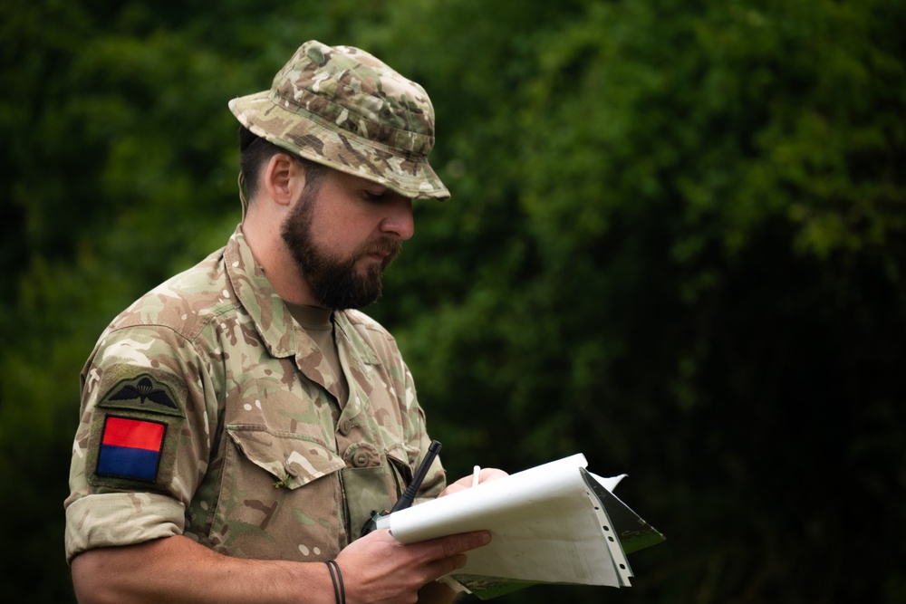 British soldiers fly drones for CUAS training during Project Flytrap