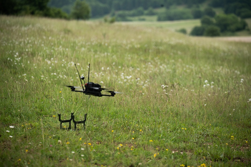 British soldiers fly drones for CUAS training during Project Flytrap