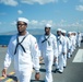 Manning the Rails Aboard USS Tripoli
