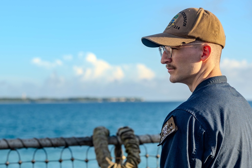 USS Ralph Johnson (DDG 114) Arrives in Diego Garcia