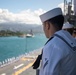 Manning the Rails Aboard USS Tripoli