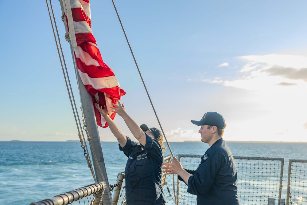 USS Ralph Johnson (DDG 114) Arrives in Diego Garcia