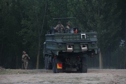 U.S. Soldiers Conduct Limited Visibility Wet Gap Crossing during Saber Guardian 25 [Image 4 of 9]