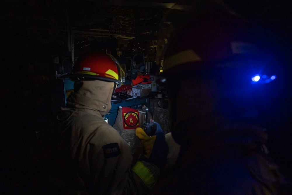 Damage Control Training aboard USS America (LHA 6)