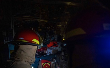 Damage Control Training aboard USS America (LHA 6)