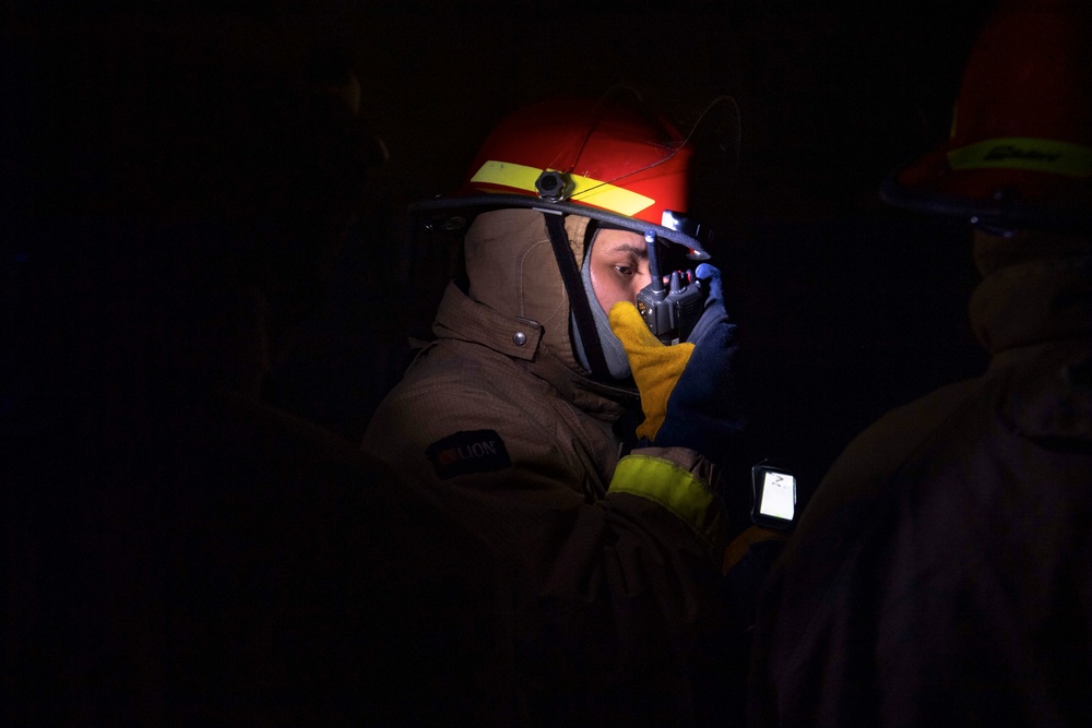 Damage Control Training aboard USS America (LHA 6)