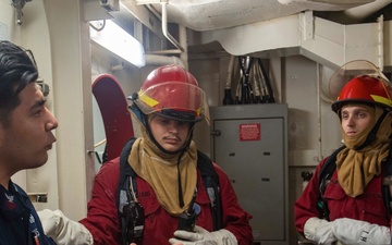 Damage Control Training aboard USS America (LHA 6)