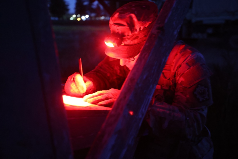 I Corps Best Squad 2025 Night Land Nav