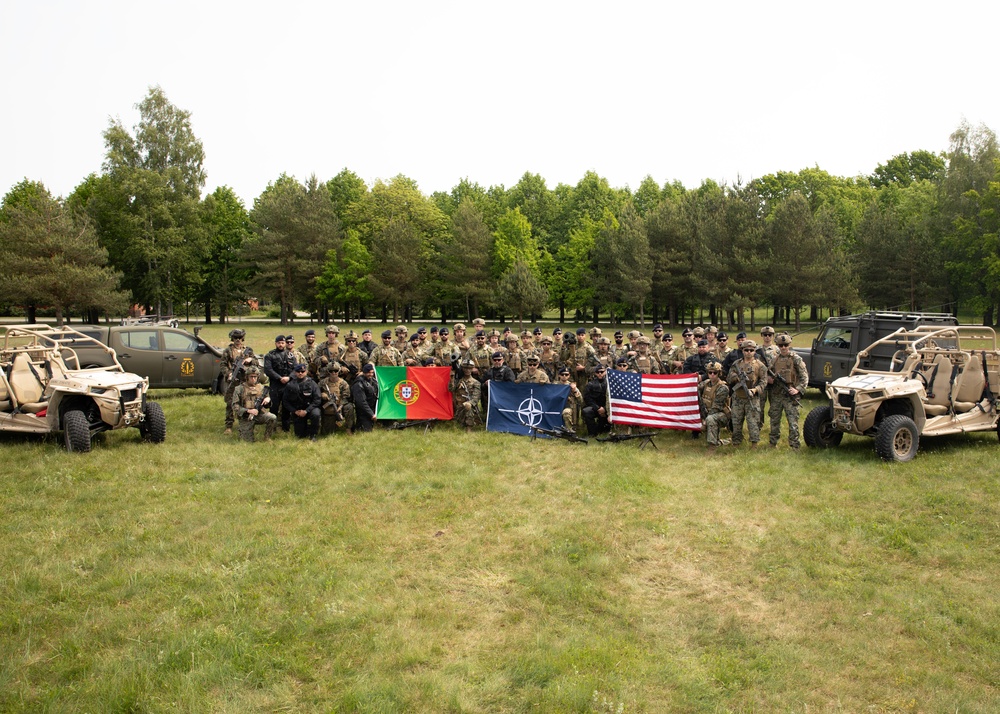 U.S. Marines, Portuguese Troops Unite in Group Photo at BALTOPS 25