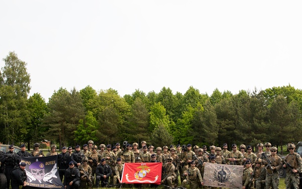 U.S. Marines, Portuguese Troops Unite in Group Photo at BALTOPS 25