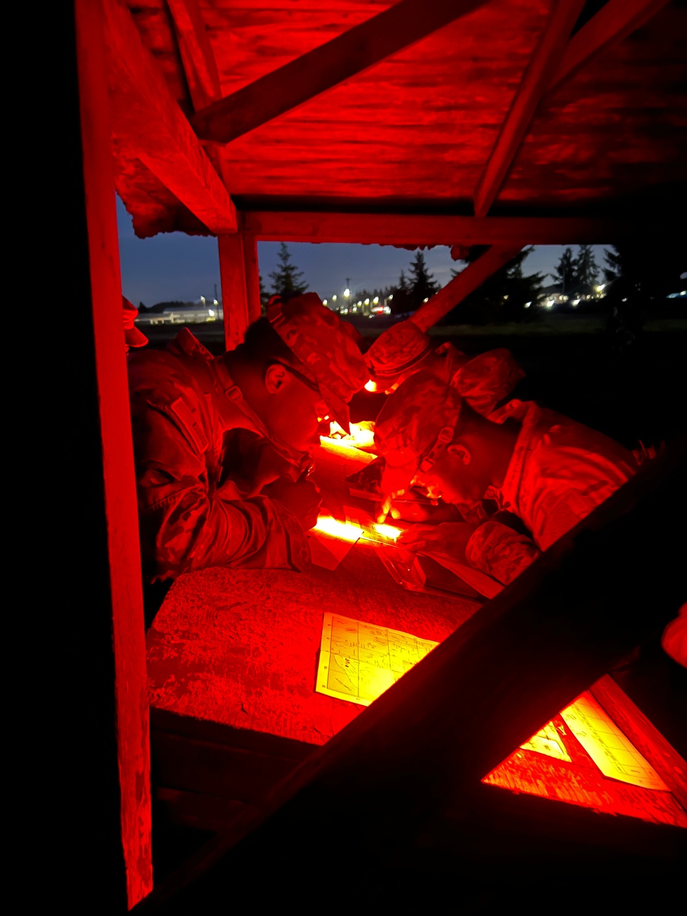 I Corps Best Squad 2025 Night Land Nav