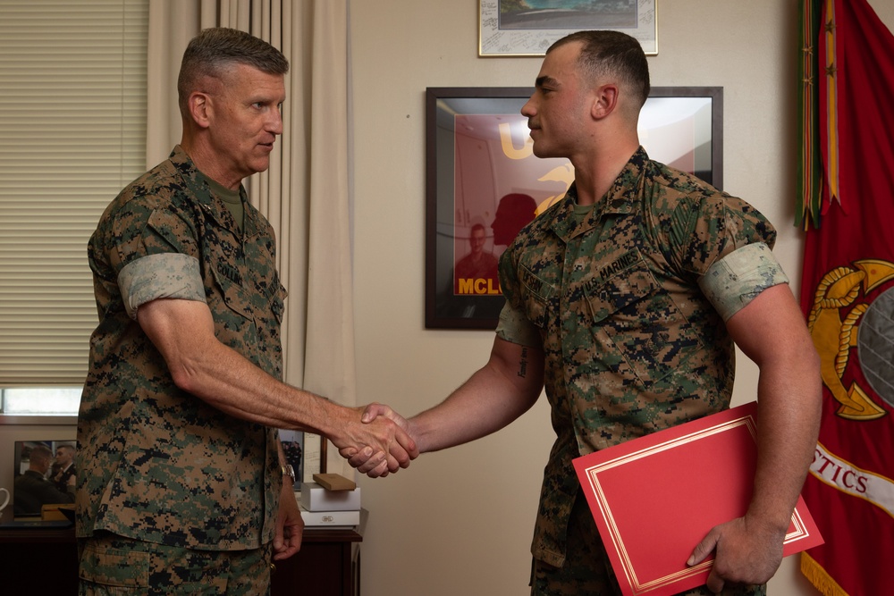 CG Honors Sgt. Lifshin