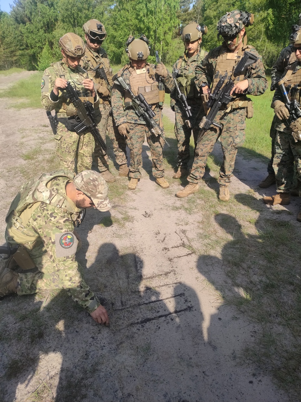 U.S. Marines and Portuguese navy team conduct joint training during BALTOPS 25
