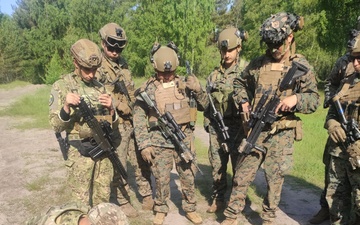 U.S. Marines and Portuguese navy team conduct joint training during BALTOPS 25