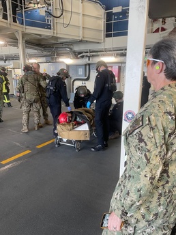U.S. military personnel and partner and allied forces conduct JPR training during BALTOPS 25