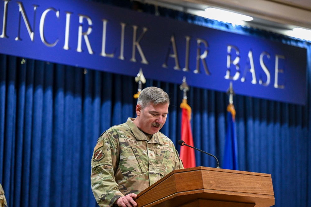39th MDG Welcomes New Commander to Incirlik