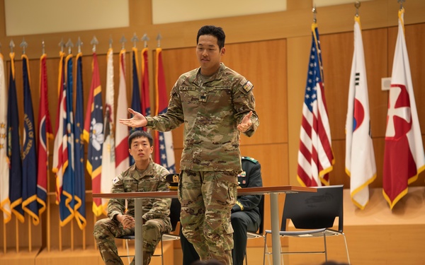 Future ROK military members learn about ROK-U.S. alliance