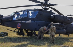 12CAB Soldiers showcase Apache lethality during Saber Guardian 25 [Image 5 of 12]