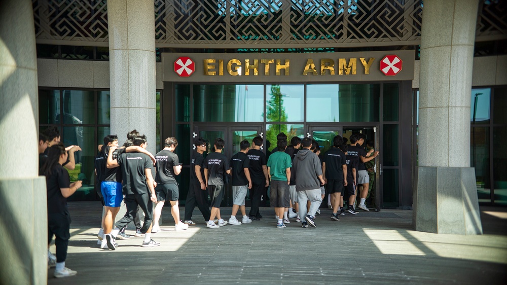 Future ROK military members learn about ROK-U.S. alliance