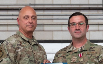 102nd Mission Support Group recognizes Airmen during commander’s call