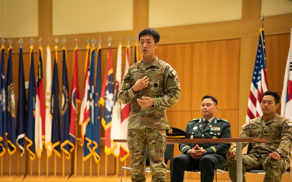 Future ROK military members learn about ROK-U.S. alliance