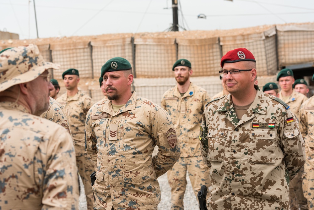 Estonian Defence Forces Conduct Transfer of Authority Ceremony