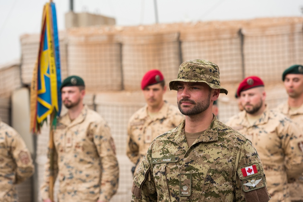 Estonian Defence Forces Conduct Transfer of Authority Ceremony