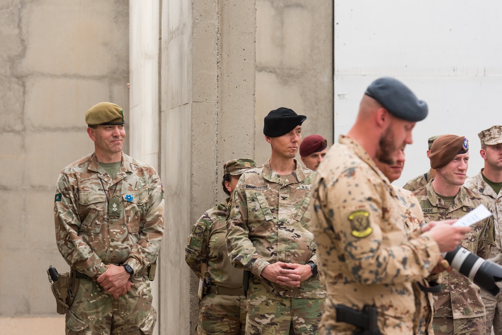 Estonian Defence Forces Conduct Transfer of Authority Ceremony