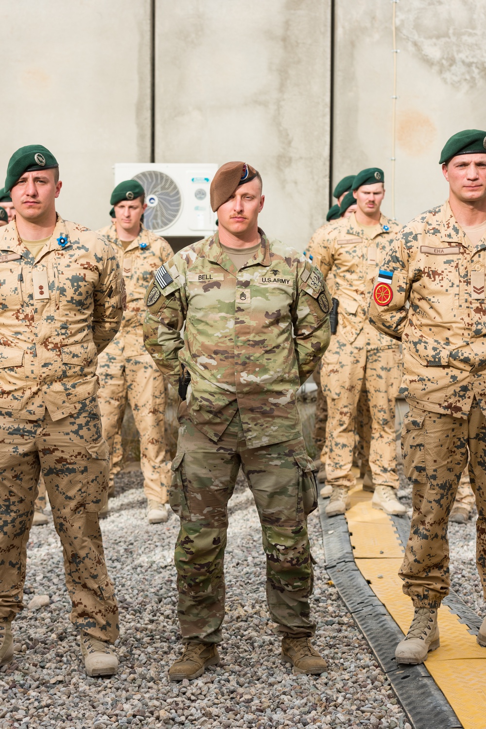 Estonian Defence Forces Conduct Transfer of Authority Ceremony
