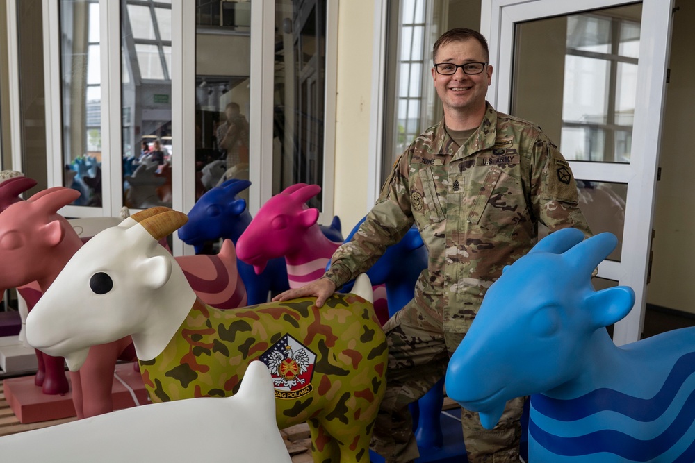Fighting Goats enlist at USAG Poland