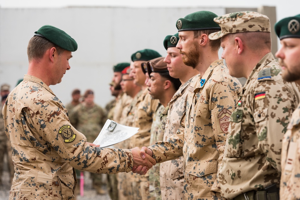 Estonian Defence Forces Conduct Transfer of Authority Ceremony