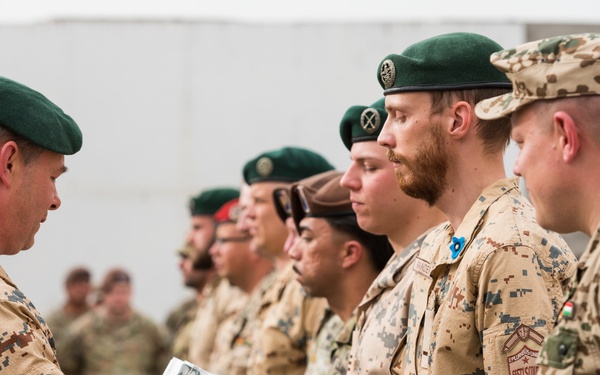 Estonian Defence Forces Conduct Transfer of Authority Ceremony