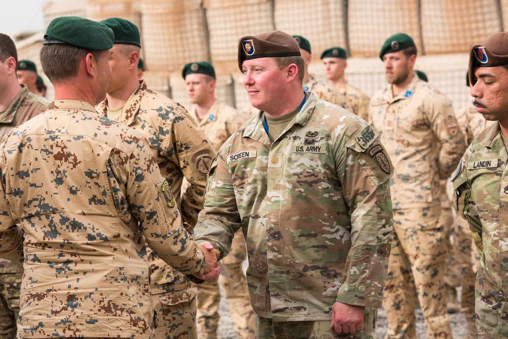 Estonian Defence Forces Conduct Transfer of Authority Ceremony