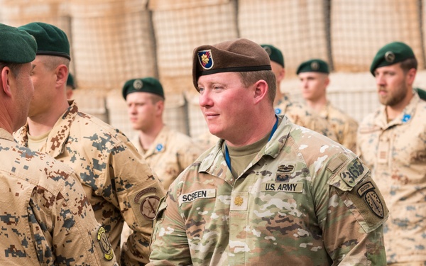 Estonian Defence Forces Conduct Transfer of Authority Ceremony