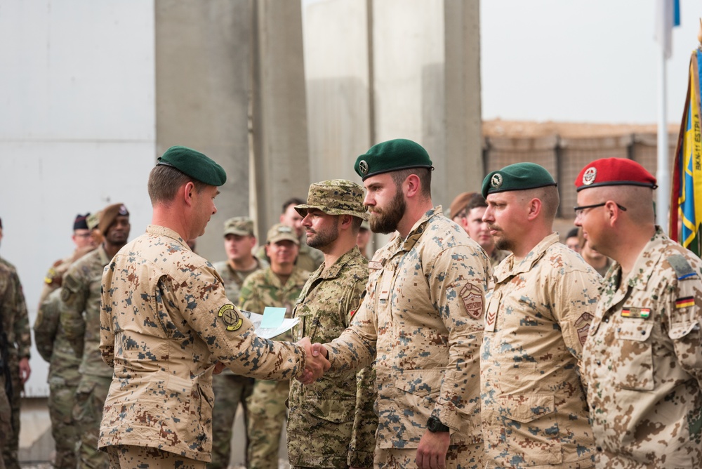 Estonian Defence Forces Conduct Transfer of Authority Ceremony