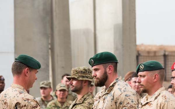 Estonian Defence Forces Conduct Transfer of Authority Ceremony