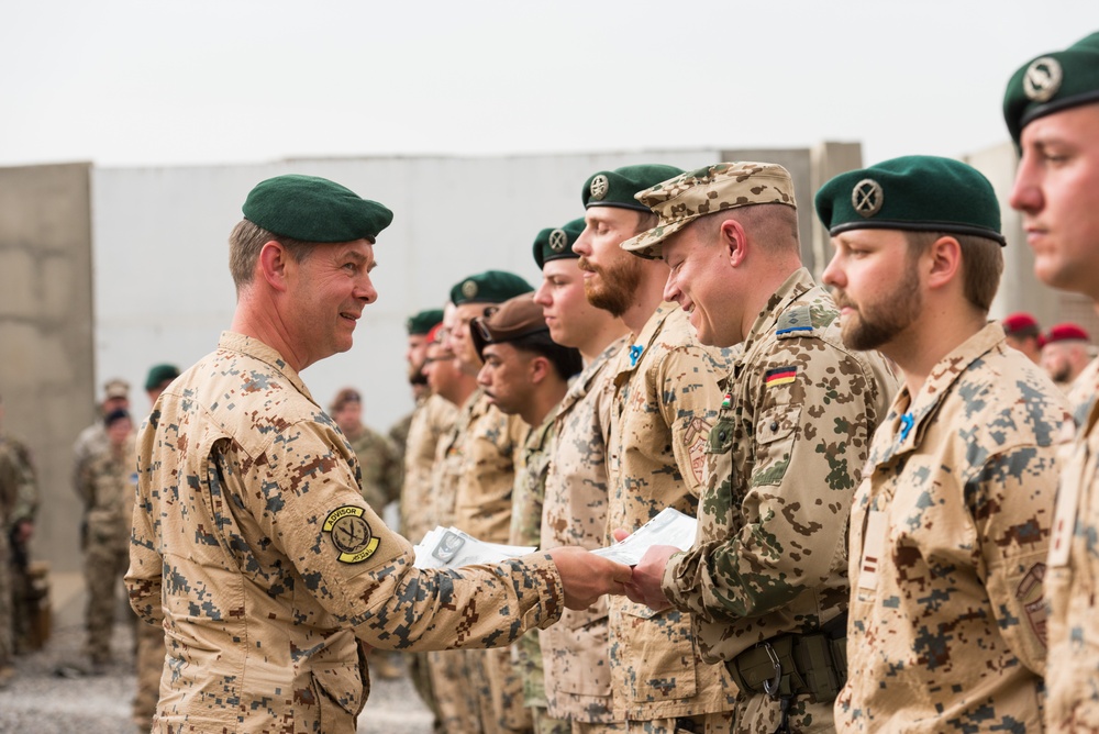 Estonian Defence Forces Conduct Transfer of Authority Ceremony