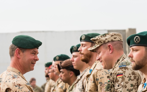 Estonian Defence Forces Conduct Transfer of Authority Ceremony