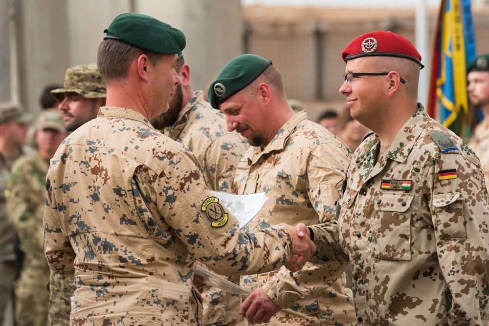 Estonian Defence Forces Conduct Transfer of Authority Ceremony