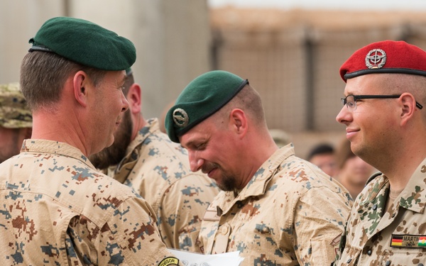 Estonian Defence Forces Conduct Transfer of Authority Ceremony