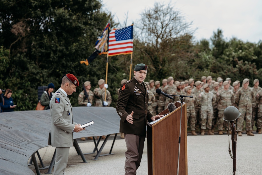 Lt. Gen. Braga Honors D-Day Rangers in Commemorative Speech