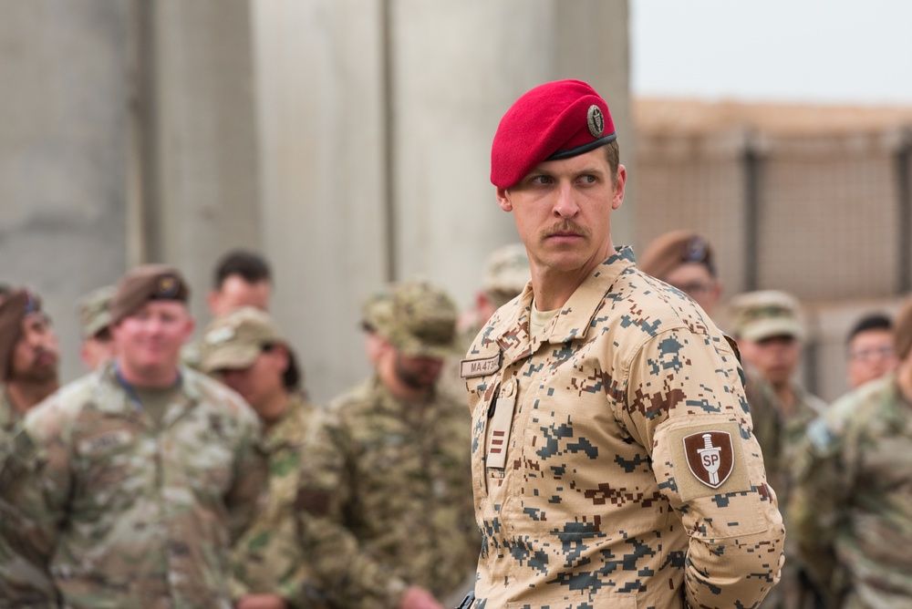 Estonian Defence Forces Conduct Transfer of Authority Ceremony