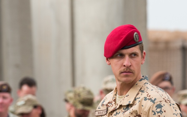 Estonian Defence Forces Conduct Transfer of Authority Ceremony