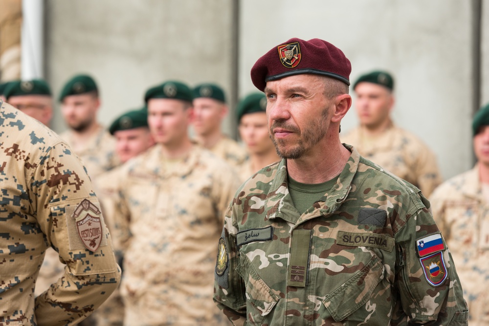 Estonian Defence Forces Conduct Transfer of Authority Ceremony