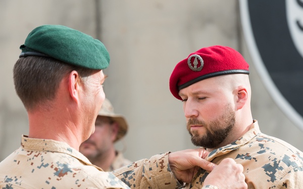 Estonian Defence Forces Conduct Transfer of Authority Ceremony