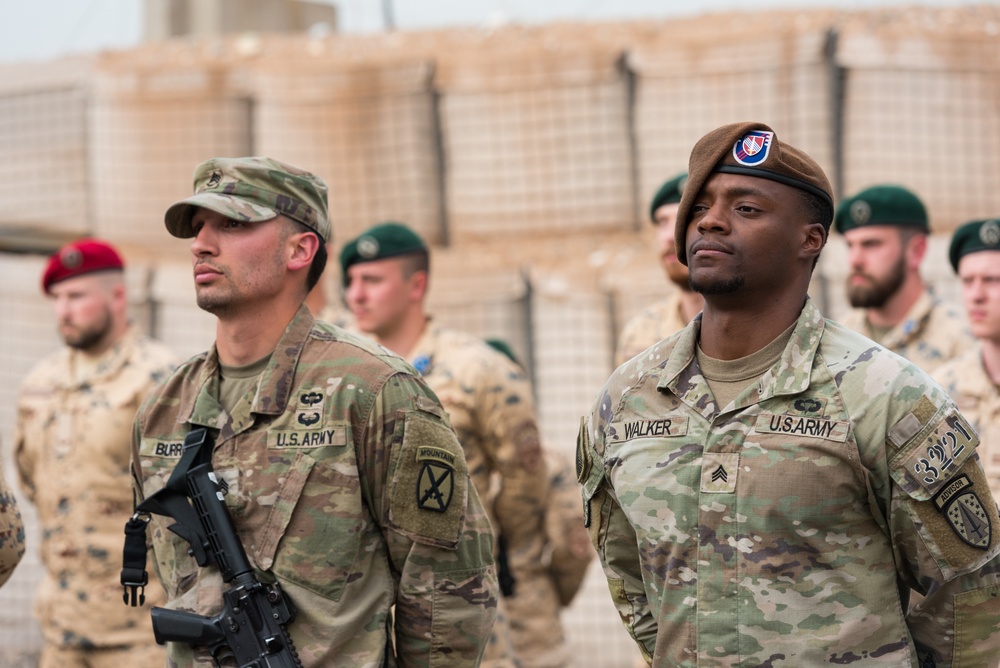 Estonian Defence Forces Conduct Transfer of Authority Ceremony