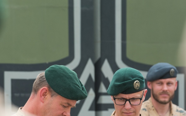 Estonian Defence Forces Conduct Transfer of Authority Ceremony
