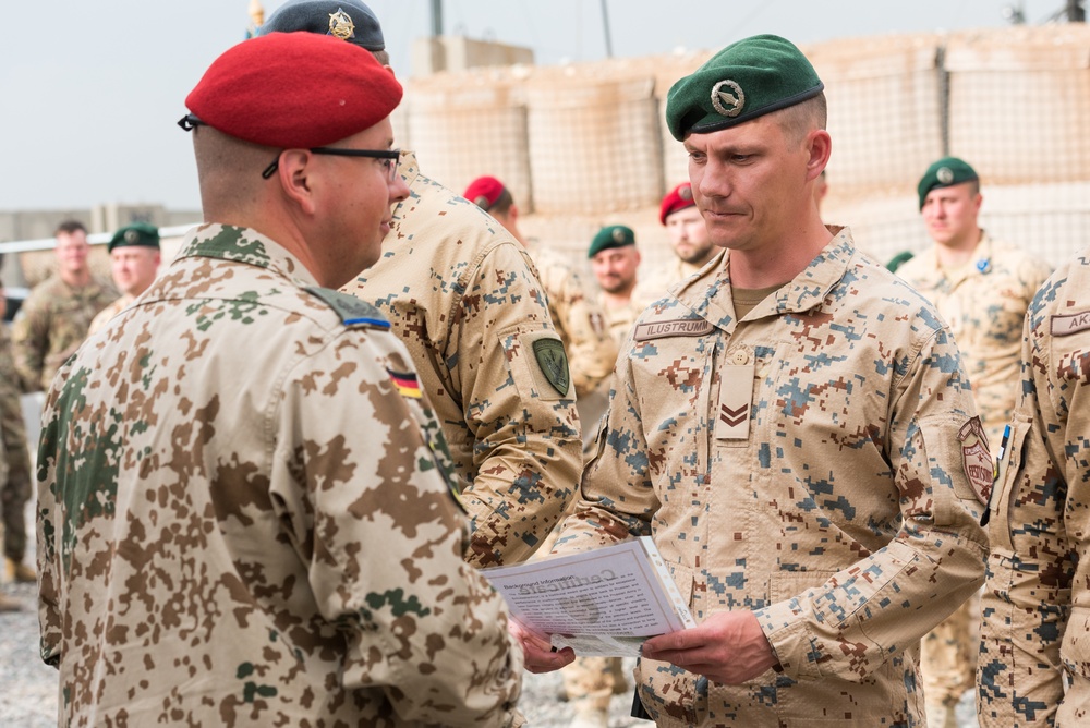Estonian Defence Forces Conduct Transfer of Authority Ceremony