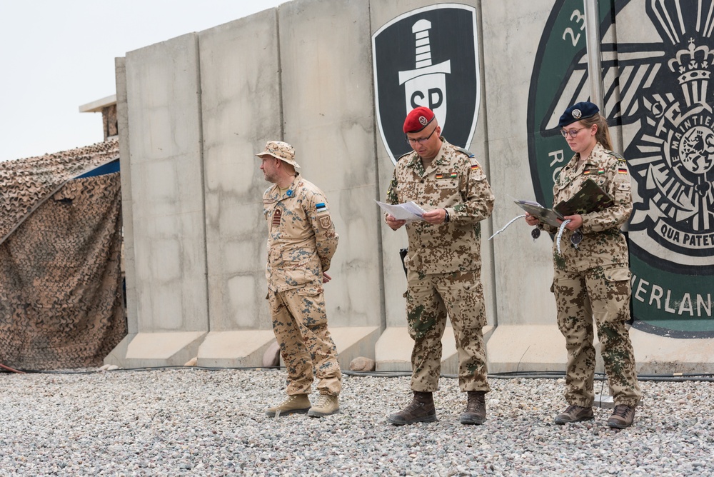 Estonian Defence Forces Conduct Transfer of Authority Ceremony